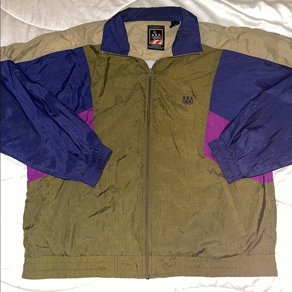 Vintage USA Olympics windbreaker jacket